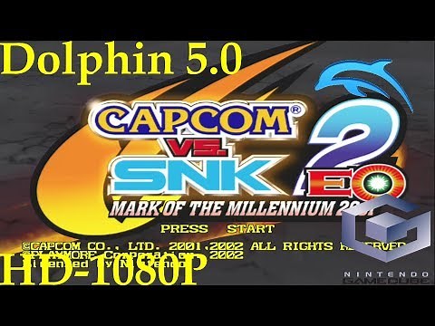 Capcom vs. SNK 2 EO: Millionaire Fighting 2001 [Gamecube] Dolphin 5.0 [1080p HD]