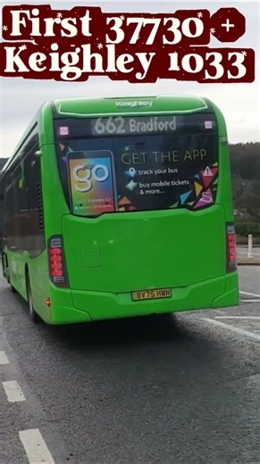 First & Keighley 1033 and 37730 #wrightbus #transdev #firstbus #mercedes