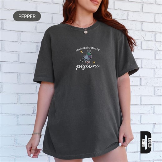 Pigeon Bird Nerd Shirt, Funny Gifts for Birders, Cottagecore Birdwatcher Tshirt, Cute Bird Lover Tee, Vintage City Urban Meme Animal Top - Etsy