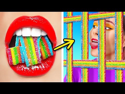 DES ASTUCES POUR MANGER EN DOUCE || Grignoter Tranquille Et Idées Pour Animaux par 123 GO! GOLD