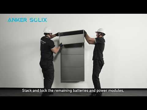 Anker SOLIX X1 Installation - Two Module Columns