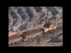 Bingham Canyon Mine 1965 archive footage