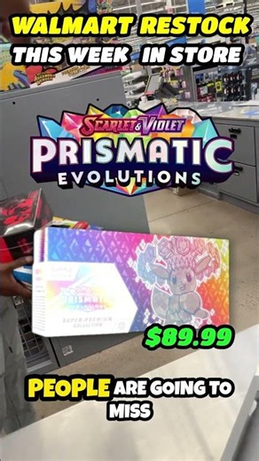 🚨 Walmart in-store Pokémon restocks are heating up this week. #pokemontcg #pokemon #pokemonrestock