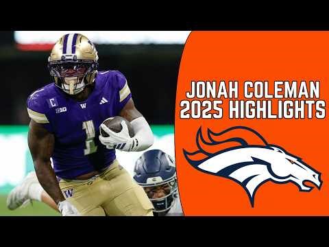 Jonah Coleman Highlights 🔥 | Welcome to the Broncos