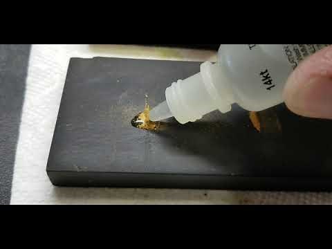 Gold Dust Testing 14k 18k 22k acid test