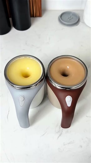 Upgrade your coffee routine instantly. Perfect blends at the press of a button. Get yours in my bio, limited stock #selfstirringcup #coffeeupgrade #smartmug #dailycoffee #viralproduct