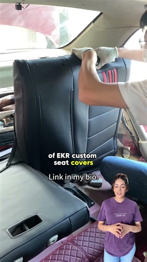 EKR seat cover looks like factory