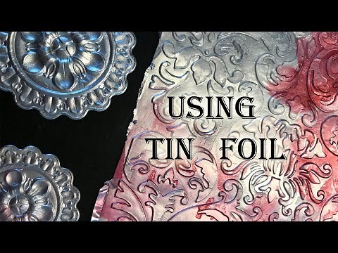 How to Emboss using Tin Foil