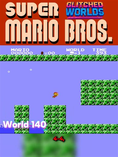 This Mario 4-4 level has no Bowser and resets the game! #RetroGaming #SuperMario #supermariobros #gaming #Nintendo #Mario #NES