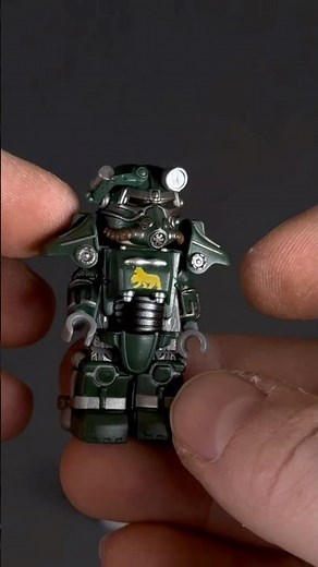 T-45 Power Armor Minifigures Review #Fallout #Minifigures #Lego