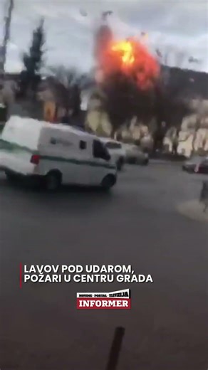 Snažne eksplozije odjeknule su u više gradova zapadne Ukrajine!