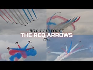 Dynamic Red Arrows Rolling Display | Old Buckenham Airshow 2025 (Sunday)