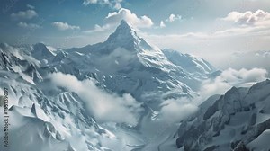 An aerial view of the Wasatch Front Rocky Mountain Range including Provo, Farmington Bountiful, Orem and Salt Lake City in winter.