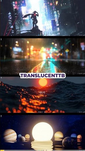 TranslucentTB funcionando no Windows 11! FIX #translucent #windows11 #taskbar #dicas