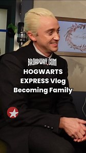 25K views · 331 reactions | Tom Felton and stage son Aidan Close reflect on how quickly the cast has bonded like family while working on Broadway’s HARRY POTTER AND THE CURSED CHILD. Catch up on this moment and more from the first Hogwarts Express vlog over on Broadway.com | Broadway.com | Facebook
