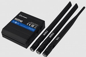 Teltonika RUT240 usmerjevalnik, industrijski, LTE, črn (RUT24006E000) | mimovrste=)