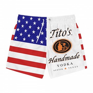 Titos Handmade Vodka Men's Swim Trunks | American Flag Swim Shorts & Bathing Suit | Summer Beach Wear - Etsy