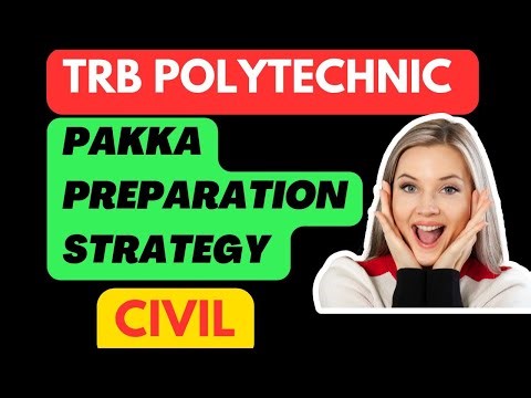 TRB POLYTECHNIC CIVIL PREPARATION STRATEGY IN TAMIL | TRB POLYTECHNIC NOTIFICATION 2026 | CLASSES