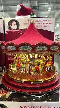 20251208D Costco Nostalgic Deluxe Carousel: A Holiday Centerpiece