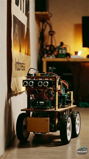 Robot Arduino Tanpa Sentuh, Tanpa HP