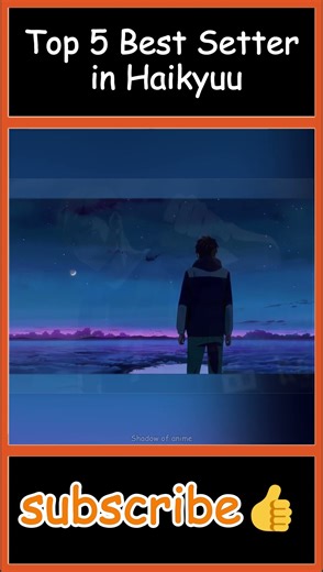Top 5 Best Setter in Haikyuu 🤔|| #animetelugu #teluguanimecommunity #narutotelugu