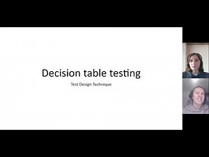 State transition testing and Decision table testing