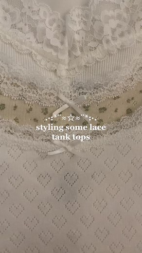 Stylish Lace Tank Top Outfits from Brandy Melville