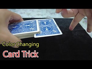 Color Changing Card Trick! 🎩✨ Mind-Blowing Magic Revealed!