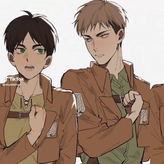 Eren Jaeger and Jean Kirstein Edit Inspired by Attack on Titan
