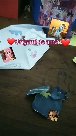 faça esse origami pra pessoa q vc ama❤️#origami #amor um bjs mores