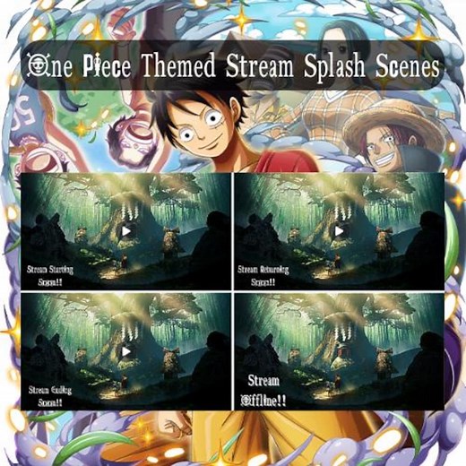 Animated One Piece Twitch Overlay: Transition Screens (instant Download Webm Files) - Etsy