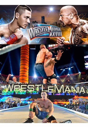 Wrestlemania 28: The Rock vs John Cena - A Legendary Match