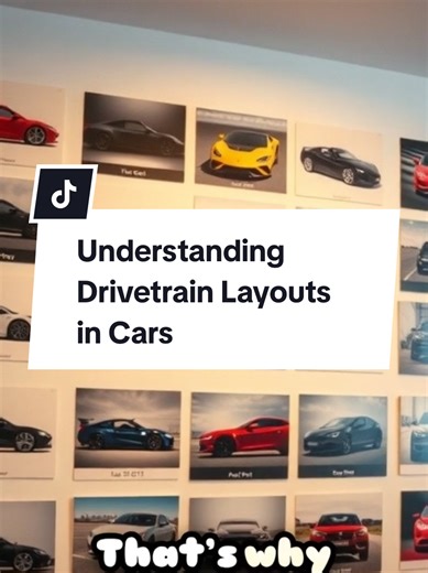 Understanding Drivetrain Layouts in Cars. Car Facts Car History Car Culture Learn Cars Iconic Cars Car Mods Car Enthusiast Cool Cars #car #carfacts #cartok #awd #fwd