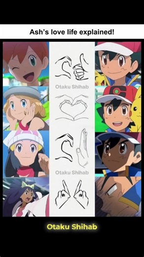 Ash’s love life explained 😭 | #pokemon #ash #funny #anime #memes #shorts