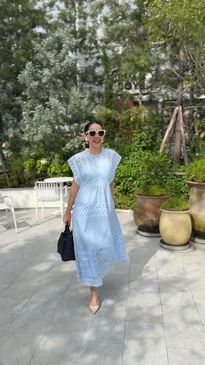 1.5K views · 37 reactions | Lace Embroidered Woven Maxi Dress Product...