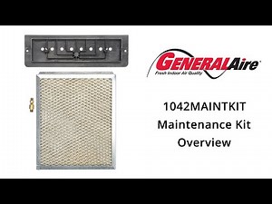 GeneralAire 1042 Series Tune Up Kit Overview