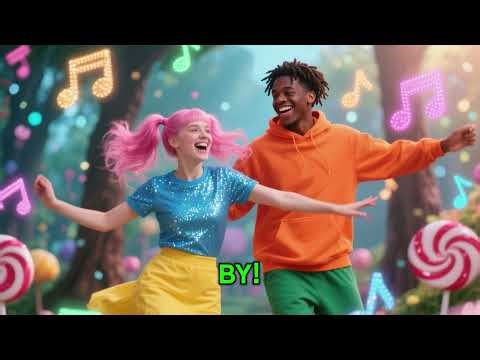 Fun Dance Party for Kids | Catchy Nursery Rhyme Remix 🎶 | Colorful Cartoon Music Video ✨