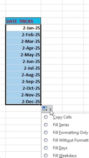 Excel Tips and tricks