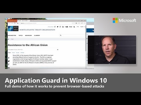 Preventing browser-based attacks with Windows Defender Application Guard