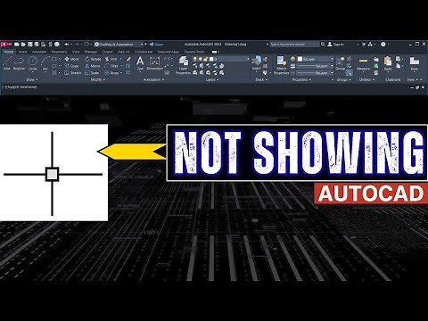 autocad crosshair not showing | crosshair not showing in autocad | cursor is not showing in autocad