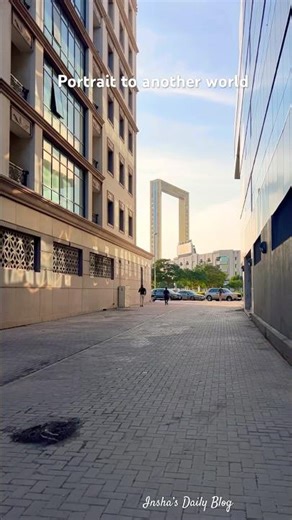 Dubai Frame 🖼️ #dubaiframe #uae #dubai #travel #vlog #hummingsound #ytshorts #slomo #burdubai