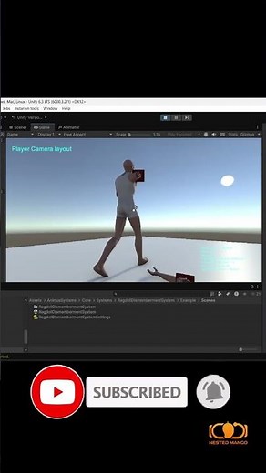 Ragdoll Dismemberment System Real Time Mesh Cutting in Unity #unity3d #unitygamedev