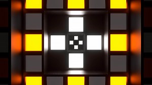 Orange and White Strobe Lights System Background VJ Loop in 4K