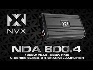 ALL NEW NVX NDA 6004 4 Channel Amplifier
