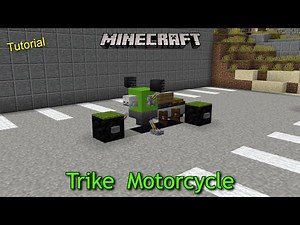 Minecraft: Trike Motorbyke | Tutorial