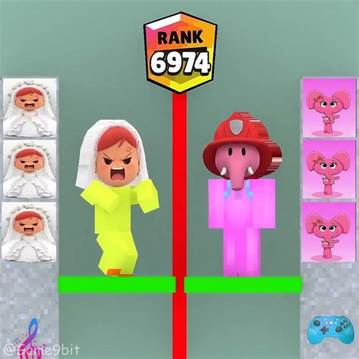 Sprunki Elly vs Angry Bride Nina, who will win?!