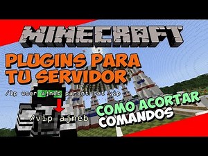 PLUGINS para tu SERVIDOR de Minecraft - Como Acortar Comandos (MYCOMMAND)