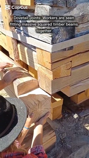log cabin joinery.​Dovetail Joints: