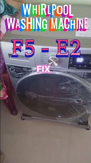 Whirlpool front load washing machine F5 e2 error