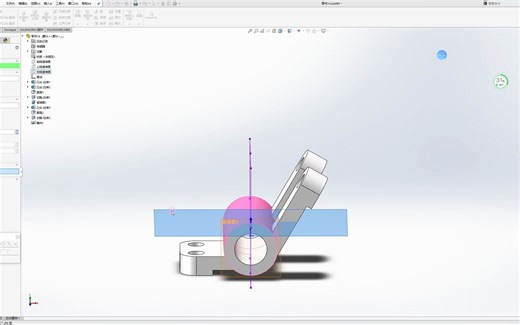 【SW】如何创建倾斜的基准面？